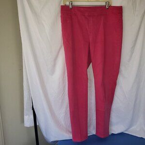 Ladies CHICO'S Jeggings in Pink w/2 pockets - Chico's 2